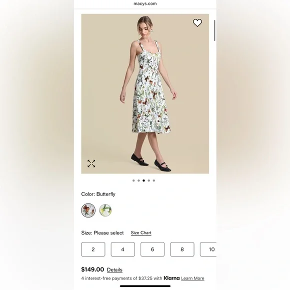 Avec Les Filles Floral Print Dress NWT - Picture 2 of 13